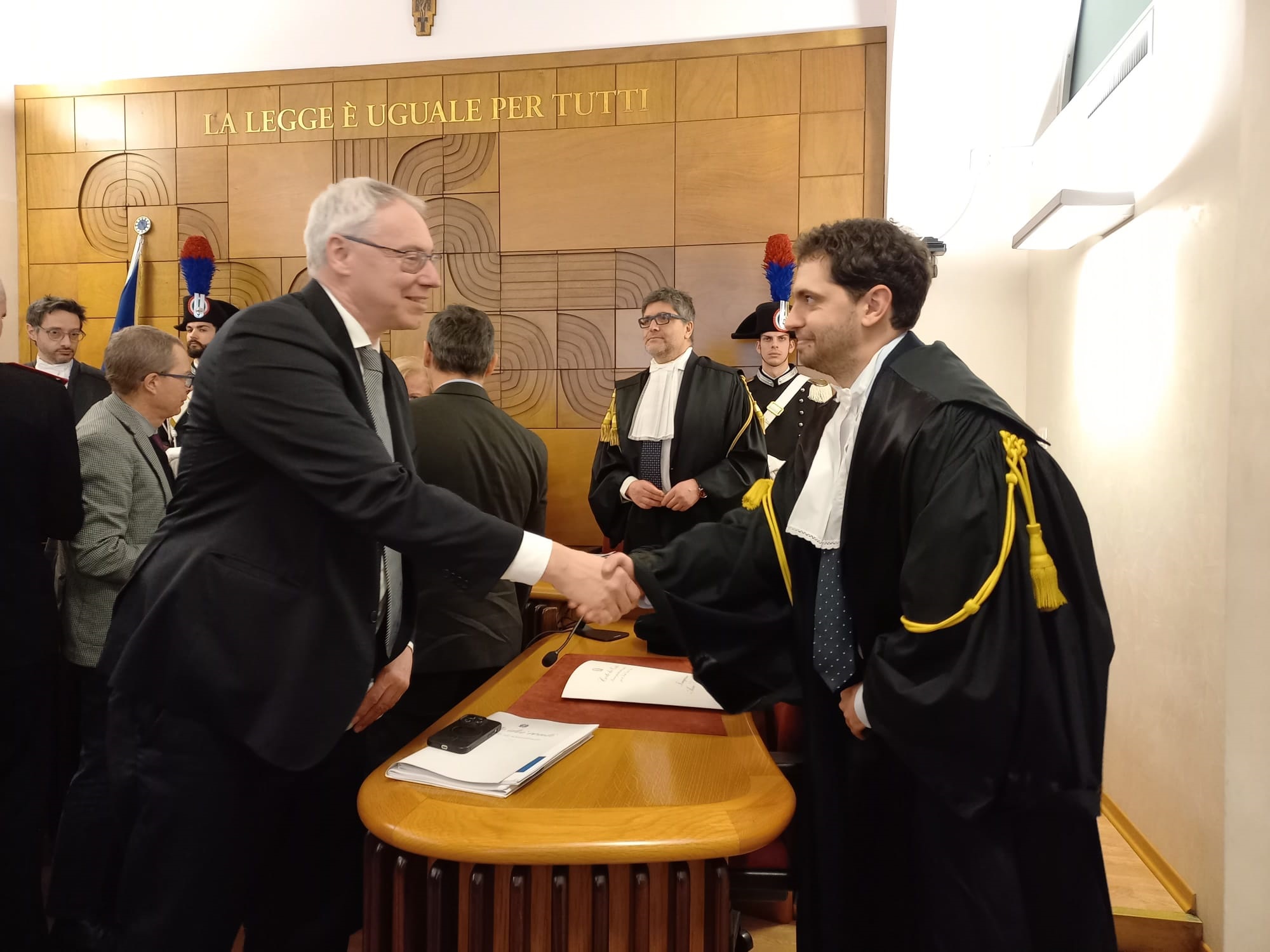 GIUSTIZIA. BORDIN A TS: RAFFORZARE RECIPROCO RAPPORTO TRA ISTITUZIONI